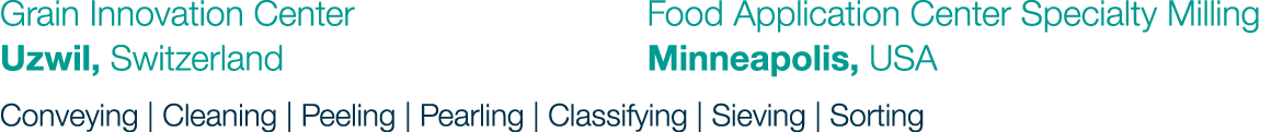 Grain Innovation Center              Food Application Center Specialty Milling Uzwil, Switzerland                   ...